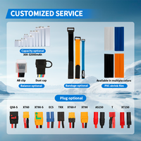Baterai Lipo lion Custom 6s 7s 12s 14s 18s 16000mah 22000mah 30000mAh Semi Solid State Lithiumion untuk Drone/UAV