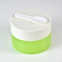 Pots en plastique PP de 100 g avec couvercle magnétique pour soins de la peau et gommages corporels