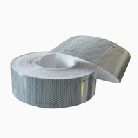 5cm*45,7m Hochintensives Marine-Solas-Reflektorband Wabenstruktur Silber-Grau Wasserdicht Salzbeständig für Marine-Sicherheit Rettungsboot