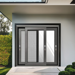 Modern Özel Tasarım Kasırgaya Dayanıklı Sürme Pencere Çift Camlı Kapı ve Pencereler Ev İçin CE Belgeli Alüminyum Alaşımlı Pencere - Product Image 2