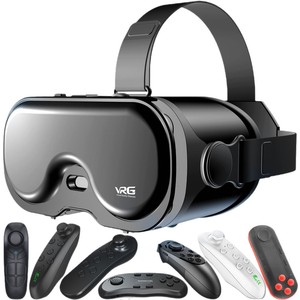 Nuevas Gafas VR Transfronterizas Q8, Películas y Juegos VR de Alta Definición en <span class=keywords><strong>Blu</strong></span>-ray, Caja de Realidad Virtual Todo en Uno, Venta al Por Mayor - Product Image 1