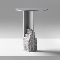 Nordique haut de gamme Designer Style petite Table basse moderne créatif marbre canapé côté pour salon Art personnalisé Table d'angle
