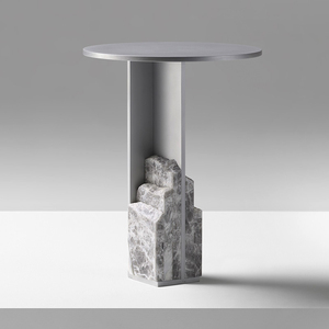 Nordic HighEnd Designer Style Kleiner Couch tisch Moderne kreative Marmorsofa-<span class=keywords><strong>Seite</strong></span> für Wohnzimmer Kunst Personal isierter Eck tisch - Product Image 4