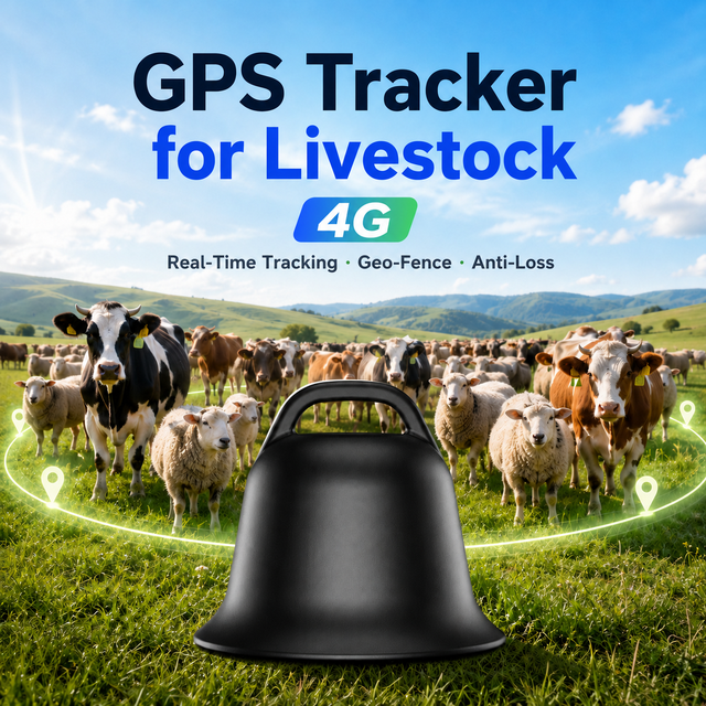4G Mini F37 Wireless Tracking Device for Sheep Cattle Cow Horses GPS+Beidou+AGPS+LBS IP67 Waterproof 1-Year Battery Life Locator