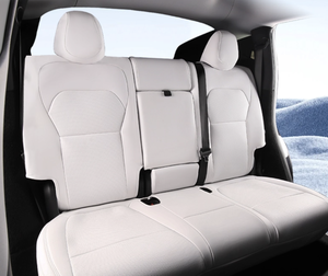 Fundas de Asiento de Cuero Personalizadas para Tesla Model Y 2025, Juego Completo, Tamaño Original, Cojines Impermeables, <span class=keywords><strong>Precio</strong></span> de Fabricante - Product Image 1