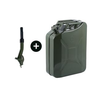 Cubo de gasolina de acero inoxidable bidon de metal accesorios para automovile con tanque de combustible de <span class=keywords><strong>20L</strong></span> 2024 - Product Image 6