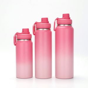 <b>Hot</b> Sales Wholesale Customized Logo 600/800/1000ML Double-Wall Stainless Steel Vacuum <b>Flask</b> Portable Insulated Thermal Water - Product Image 1