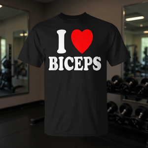 T-shirt I Love Biceps Gym pour la musculation - Product Image 3