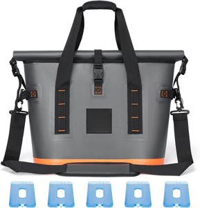 40 có thể mềm mát Túi xách tay Ice ngực cách nhiệt rò rỉ bằng chứng Lớn Túi lạnh với Roll-TOP con dấu không thấm nước - Product Image 4