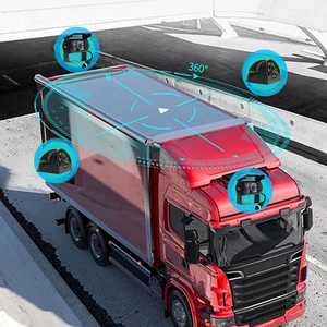 Ister 10-אינץ מסך מגע מרובע מסך מרובע 360 ° קדמי ונוף אחורי + תצוגה בצד היפוך מצלמה <span class=keywords><strong>dvr</strong></span> עבור משאיות rv - Product Image 5