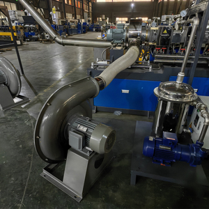 Machine de fabrication de granulés de matériau de câble en PVC, granulateur de fils et câbles électriques, extrudeuse à refroidissement par air, extrudeuse à face de matrice - Product Image 3