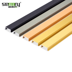 Senmry Garniture de carreaux de bâtiment en forme de U de style moderne Garniture d'angle en <span class=keywords><strong>laiton</strong></span> Photo Aluminium Coin interne Garniture de bord en métal pour carreaux - Product Image 5