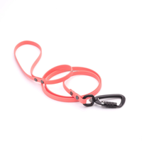 Mousqueton léger en aluminium noir pour laisse de chien, à dégagement rapide, robuste, haute résistance à la traction, conception rivetée durable
