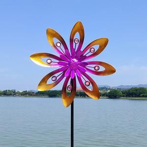 Fournitures de jardinagePièces décoratives de cour extérieure de moulin à vent, atmosphère de petite cour rurale, arrangement d'aménagement paysager de jardin - Product Image 3