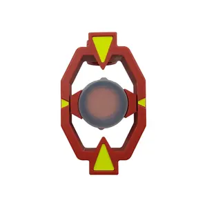 토탈 스테이션용 미니 직각 팔각 프리즘 4-폴 알루미늄 합금 교체용 광학 유리 재질 오프셋 0mm - Product Image 5