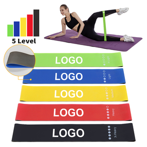 Tùy Chỉnh Đa Chức Năng Tập Luyện Ban Nhạc 5Pcs Không-Trượt Đàn Hồi Kháng Ban Nhạc Thiết Lập Cao Su Vòng Ban Nhạc Cho Tập Thể Dục Tập Thể Dục <span class=keywords><strong>Yoga</strong></span> Pilates - Product Image 1