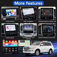 Módulo de Interfaz Inalámbrica Apple CarPlay y Android Auto para Toyota Land Cruiser LC200 2015-2019, Actualización de Pantalla Táctil Original