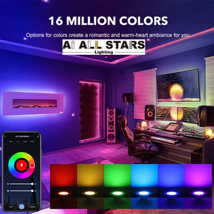 WIFi Tuya APP Điều Khiển Đèn Trần Xuống RGB + 2700-6500K 10W Ánh Sáng Thoải Mái Đèn LED Thông Minh Âm Nhạc Thay Đổi Nhịp Điệu Màu - Product Image 6