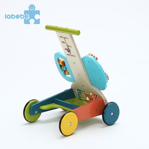 2020 multifonction pour enfants mignon éléphant bébé walker poussette d'apprentissage sûr jouet en bois <span class=keywords><strong>trotteur</strong></span> - Product Image 3