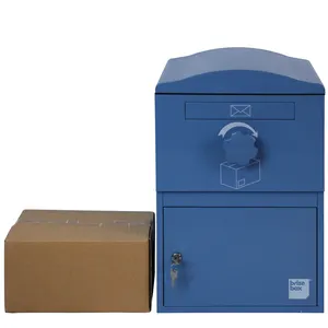 JDY Sky Blue Parcel Drop Boxes For Outside - Medium