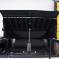 Niveleur de quai aérien de type manuel, rampe de chargement robuste pour entrepôt, centre logistique, usine, équipement de quai de chargement industriel, OEM