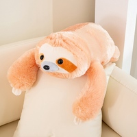 Peluche paresseux lestée personnalisée oreiller en peluche paresseux floue poupée en peluche lestée pour l'anxiété