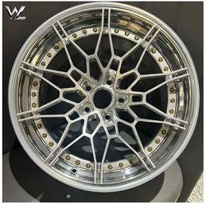 Juego de 2 Ruedas de Aleación de Aluminio Forjado de 18 19 20 21 22 23 24 Pulgadas, 5x112 5x120, Llantas Pulimentadas para <span class=keywords><strong>BMW</strong></span> M2 M3 M4 M5 - Product Image 1