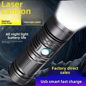 Đèn pin chiến thuật chuyên nghiệp với chùm tia tầm xa và bộ pin 18650, thân đèn hợp kim nhôm - Product Image 6