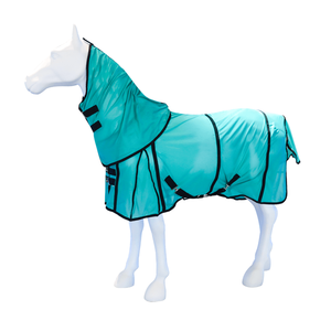 Örgü battaniye yaz at gereçleri izolatör istikrarlı levha Lite çapraz Surcingles ile at örtüsü Fly levha - Product Image 2