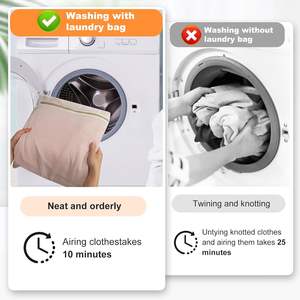 Custom Large Durable Organic Cotton <b>Mesh</b> <b>Laundry</b> <b>Bags</b> with Sturdy Zippers and Breathable <b>Mesh</b> are Delicate <b>Laundry</b> <b>Bags</b> - Product Image 3