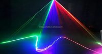 Proyektor Laser Panggung LK500RGB 500mW Full Color RGB Laser Light Stepper Motor DMX Kontrol Suara untuk DJ Disko Klub Pesta Pertunjukan
