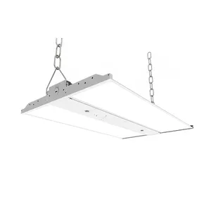 Vendas quentes iluminação industrial 140Lm/W 2ft(60 80 100 125 150W) armazém fábrica ginásio sala de reuniões LED Linear Alta baía