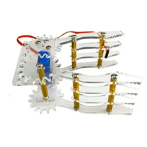 SG90 Servo manipolator Arm Smart Robot Gripper acrilico Robot Claw per Kit Smart Car programmabile