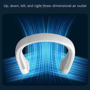 مروحة تعليق بفتحة رقبة توربين محمولة USB بدون شفرات بطارية طويلة صامتة قابلة لإعادة الشحن خمس سرعات رياح للاستخدام الرياضي الخارجي - Product Image 5