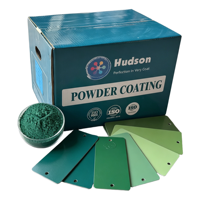 Revêtement en poudre électrostatique vert anti-corrosion à base de polyester HUDSON pour pièces métalliques et peinture de meubles