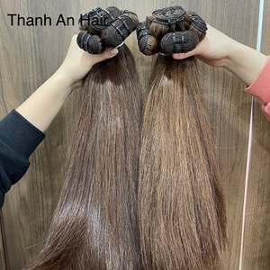ผมต่อแบบชาวเวียดนามตรงจากธรรมชาติเป็น100% มัดสองชั้นสีน้ำตาลไม่เกิน85กรัม - Product Image 5