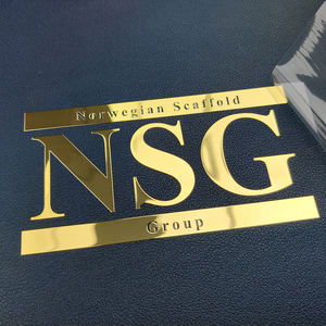 Pegatinas adhesivas de letras de vinilo con logotipo de texto personalizado, pegatina de ventana, pegatinas de Metal de transferencia UV Cool Peel - Product Image 4