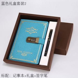 Customizable Retro A5 Business Hardcover Notebook for School and Office Use-<b>Lock</b> Planner Traveller Meeting Minutes <b>Diary</b> - Product Image 6