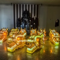 Costume de dragon lumineux à LED pour Halloween Fluorescent Performance Laser Dance Party Decorations Suit