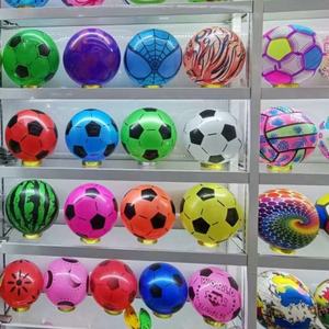 Оптовая продажа, высококачественные 20 см пластиковые футбольные мячи, футбольные красочные ПВХ надувные футбольные пляжные мячи - Product Image 3