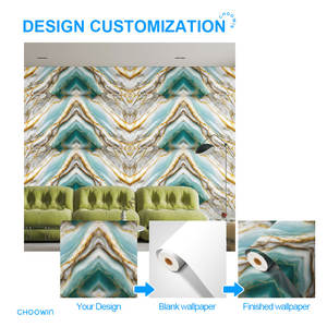 CHOOWIN Personalización de Papel Tapiz Mural 3D Autoadhesivo con Diseño de Mármol para Decoración de Paredes Interiores del Hogar - Product Image 3