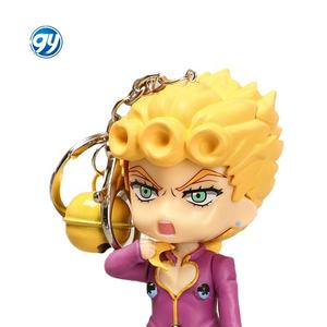 Juego <span class=keywords><strong>de</strong></span> 5 llaveros <span class=keywords><strong>de</strong></span> viento dorado JoJo, estilo Jotaro Kujo Giorno <span class=keywords><strong>Bruno</strong></span> Bucciarati, abalorio para bolso - Product Image 5