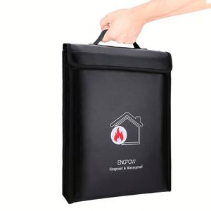 CUSTOM High Quality Fireproof Waterproof Explosion-proof Portable Computer <b>Bag</b> with Organizer <b>Document</b> File Folder School Use - Product Image 1
