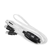 Câble MIDI vers USB Wavelink 2-en-1 DIN 5 broches mâle-mâle 5 mm pour piano électronique et utilisation automobile avec blindage tressé