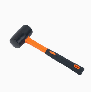 Rubber Mallet <b>Hammer</b> Fiberglass Handle Soft Face Mallet for Tile Installation Flooring Construction - Product Image 1