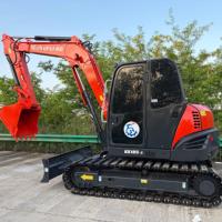 Excavadora Usada Kubota Kx185 Original de Japón, 8 Toneladas, Mini Excavadora Usada, Maquinaria de Construcción Mini Kubota con CE, EPA