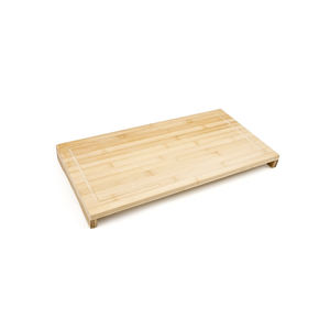 Planche à découper rectangulaire en bambou personnalisée pour cuisinière et comptoir avec 4.5cm d'épaisseur durable et facile à nettoyer - Product Image 3