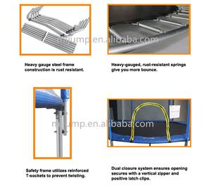 <span class=keywords><strong>Trampoline</strong></span> de <span class=keywords><strong>gymnastique</strong></span> rectangulaire de <span class=keywords><strong>compétition</strong></span> de 12 pieds carrés avec filet - Product Image 5