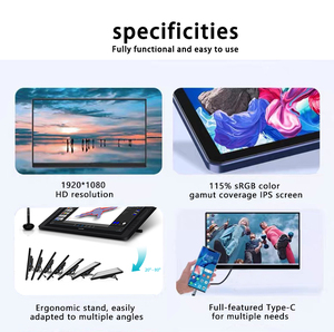 <span class=keywords><strong>Tablette</strong></span> <span class=keywords><strong>Graphique</strong></span> à Stylet XP-Pen Artist12 <span class=keywords><strong>Pro</strong></span> 8192 Niveaux pour Éducation Intelligente, Écran Moniteur LCD pour Conception et <span class=keywords><strong>Dessin</strong></span> - Product Image 4