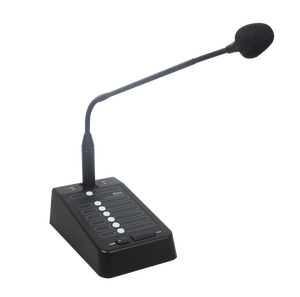 Microphone de sonorisation 6 zones pour la série <span class=keywords><strong>MPRO</strong></span> avec contrôle du niveau de volume, RJ45, corps en plastique - Product Image 5
